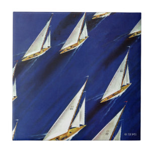 SegelbåtRegatta skidar by svetsningen Kakelplatta