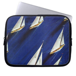 SegelbåtRegatta skidar by svetsningen Laptop Sleeve