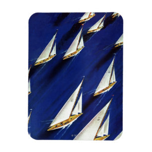 SegelbåtRegatta skidar by svetsningen Magnet