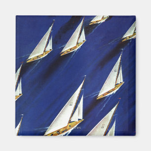 SegelbåtRegatta skidar by svetsningen Magnet