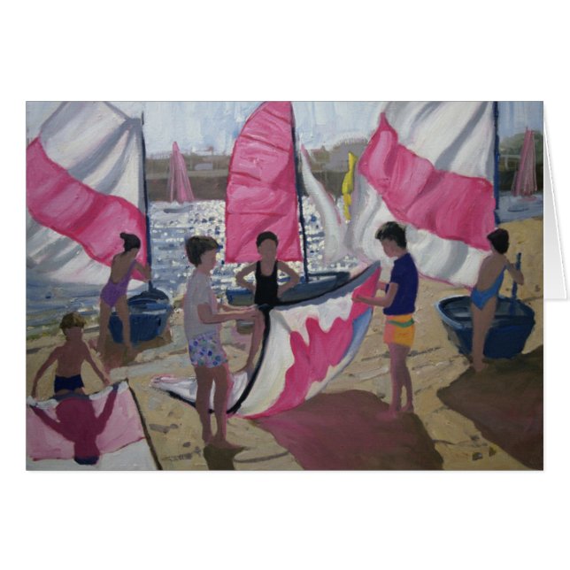 SegelbåtRoyan frankriken 1992 Hälsningskort (Framsidan Horizontal)