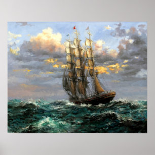 Segelbåtsmålning 48 poster