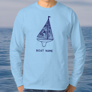 Segelbåtsnamn Naustiskt T Shirt