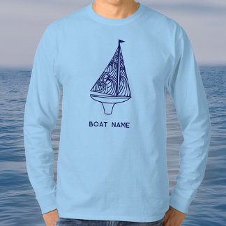 Segelbåtsnamn Naustiskt T Shirt