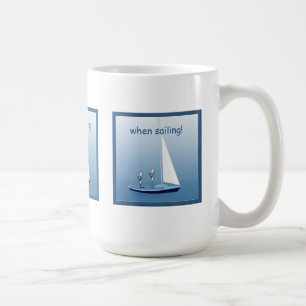 Segelbåtssegelbolag Prayers Funny Mug Kaffemugg