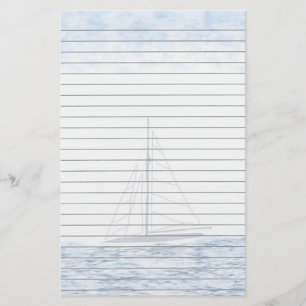 Segelbåtstationeri Brevpapper