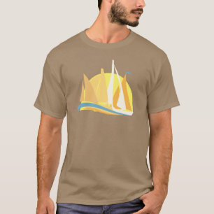 Segelbåttävling till fullföljandet t shirt