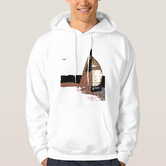 Segelbåttröja Hoodie (Framsida)