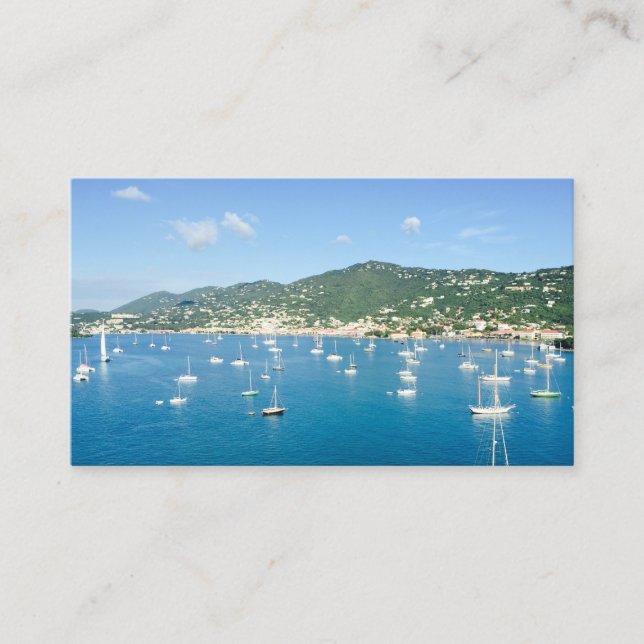 Segelbåtvisitkort Visitkort (Framsida)