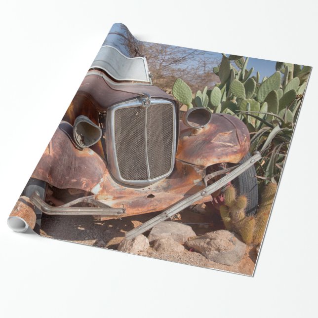 Segelbil Presentpapper (Utrullad)