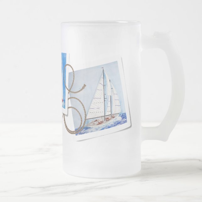 Segelbilder Frostat Ölglas (Höger)
