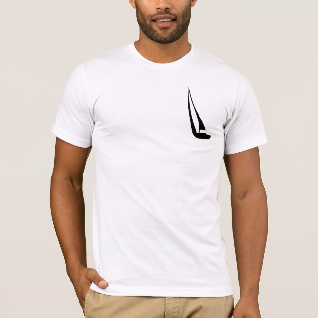 Segelboat Manar White Tee (Framsida)