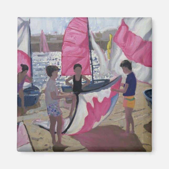 Segelboat Royan Frankrike 1992 Magnet (Framsidan)