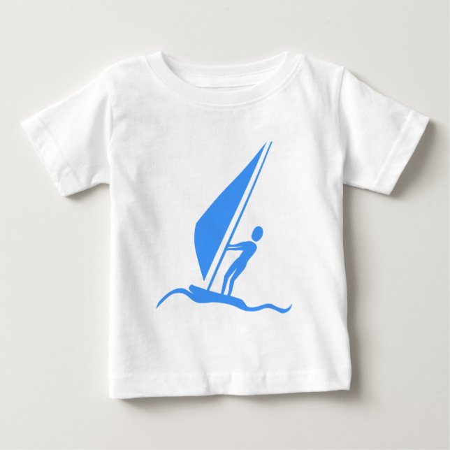 Segelbordning - Baby blue T Shirt (Framsida)