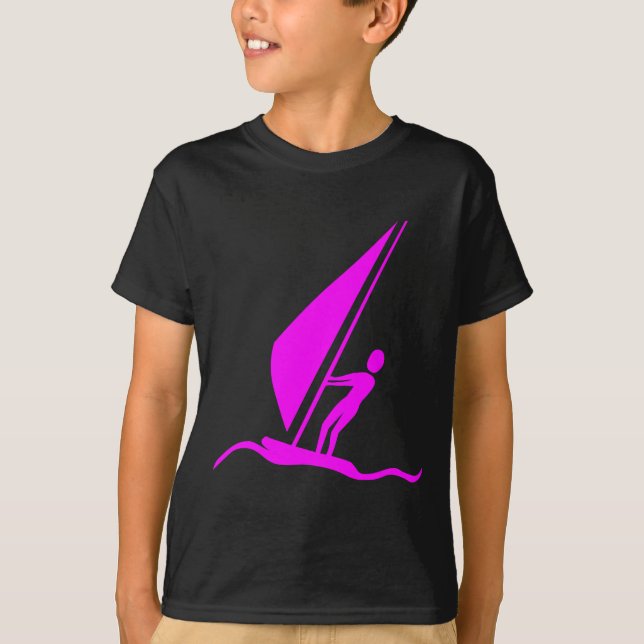 Segelbordning - Magenta T Shirt (Framsida)