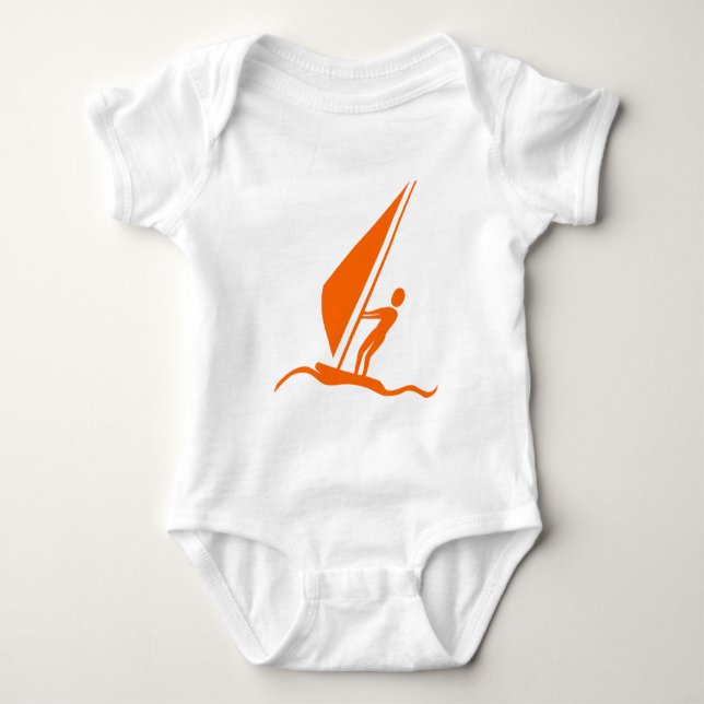 Segelbordning - Orange Tee Shirt (Framsida)