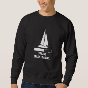 Segelfärdighet Laddar Sjöman Skipper Kapten Segel Lång Ärmad Tröja