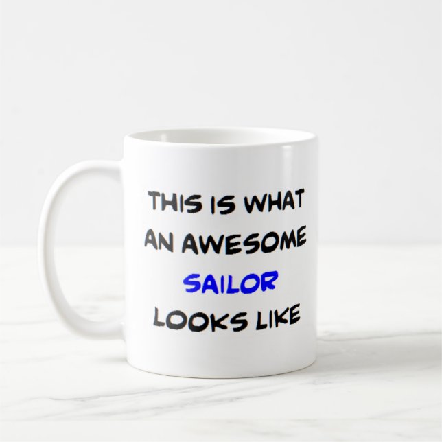 segelfartyg, fantastisk kaffemugg (Vänster)