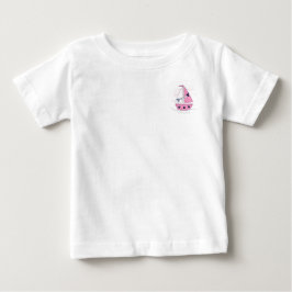 Segelfartyg flickaktig fartygsport rosa vit prick t shirt