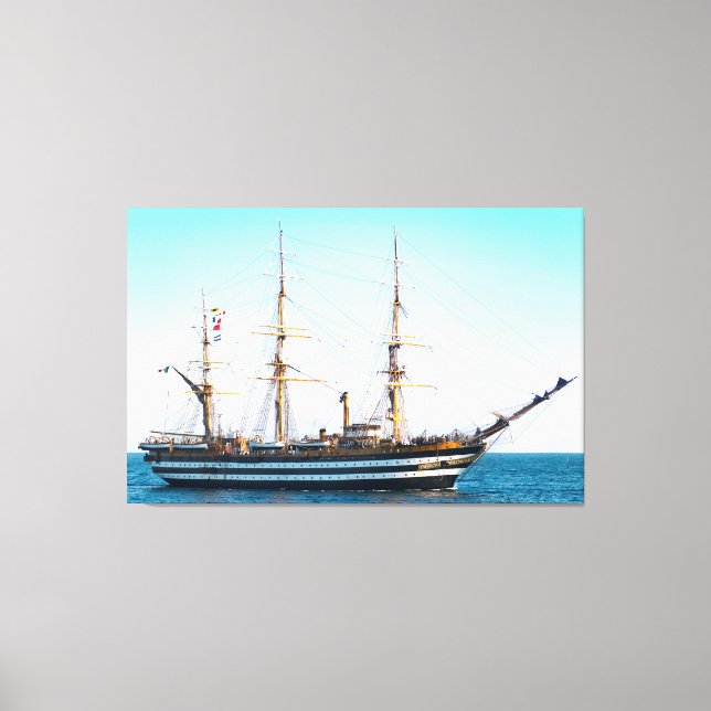 Segelfartyg i Canvas Art Bay (Framsida)