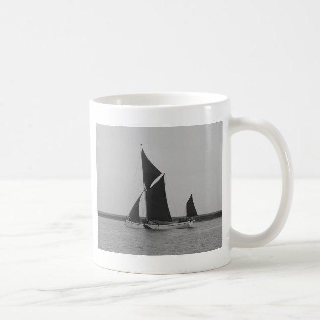 Segelfartyg Påminnelse Kaffemugg (Höger)