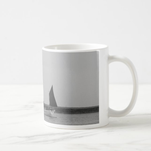 Segelfartyg Påminnelse Kaffemugg (Höger)