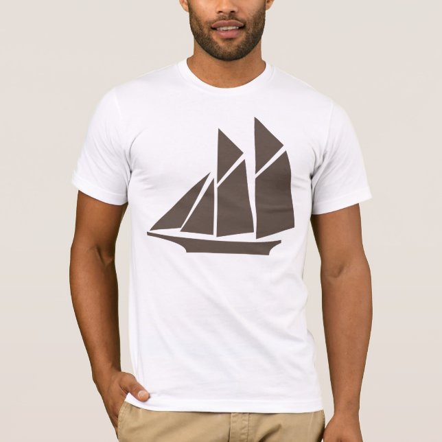Segelfartyg T-Shirt (Framsida)