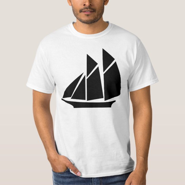 Segelfartyg T Shirt (Framsida)