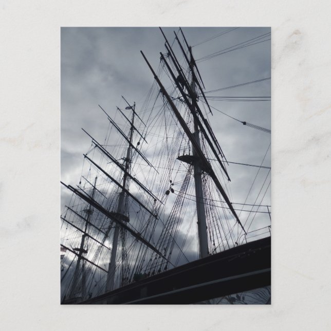 Segelfartyg vykort (Framsida)