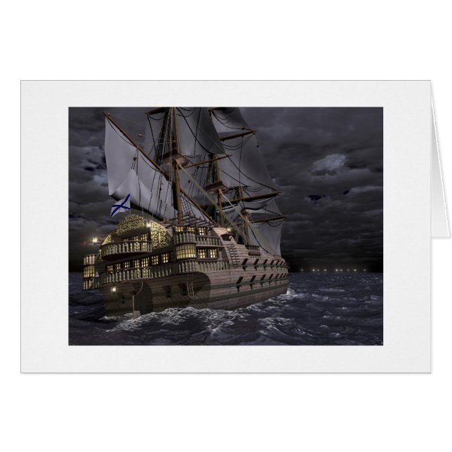 Segelfästningen Hälsningskort (Framsidan Horizontal)