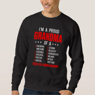 Segelfen Anemi Överlevande Stolt Mormor Anemisk Kä Lång Ärmad Tröja