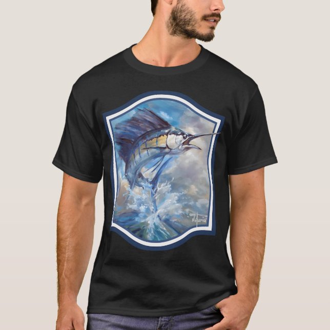 Segelfisk och fregattfågel t shirt (Framsida)