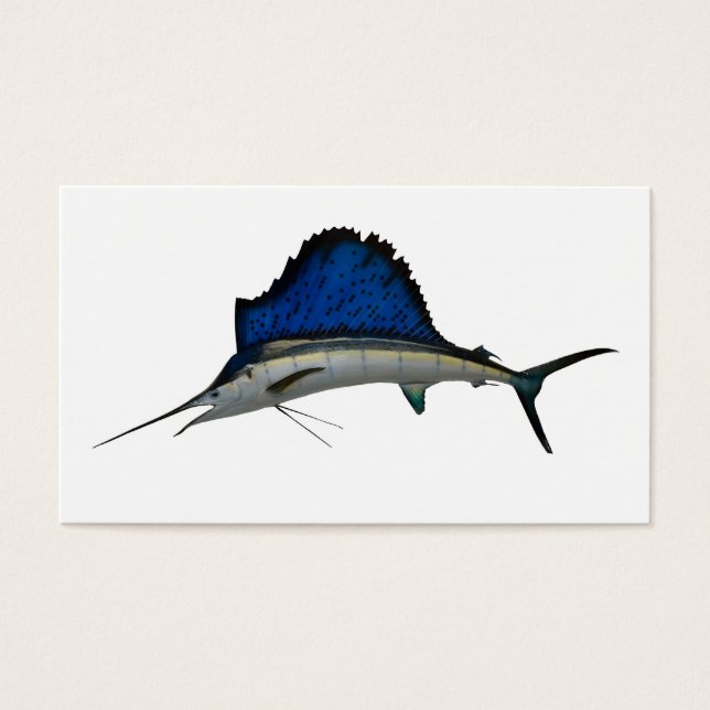 Segelfisk Visitkort (Framsidan)