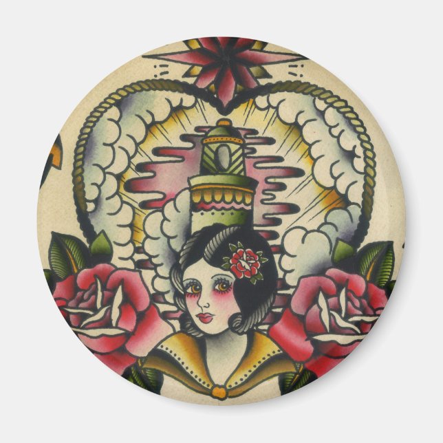 segelflicka magnet (Framsidan)