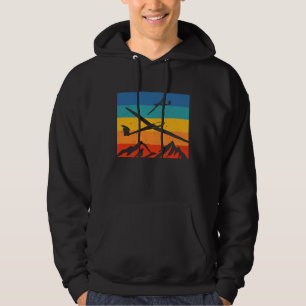 Segelflygarpilot för glidflygplan hoodie