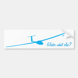 Segelflygplan - Vad mer? Bildekal