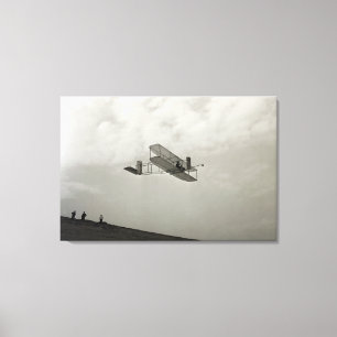 Segelflygtest Luftfart Wright Brothers Canvastryck