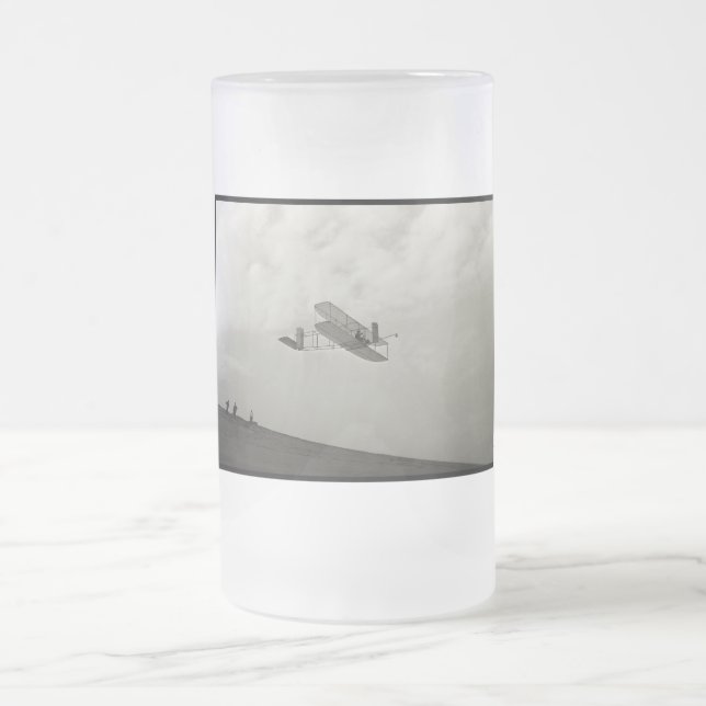 Segelflygtest Luftfart Wright Brothers Frostat Ölglas (Center)