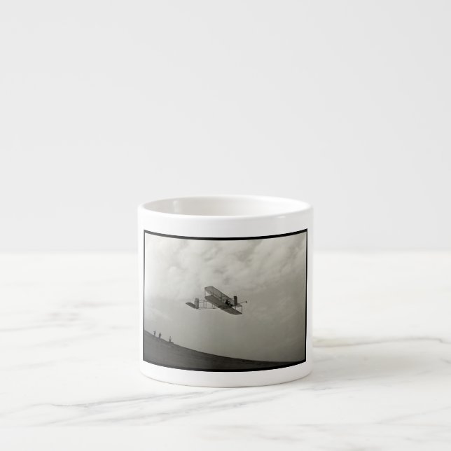 Segelflygtestflygning Wright Brothers Espressomugg (Framsidan)