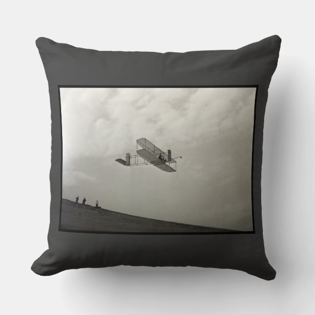Segelflygtestflygning Wright Brothers Kudde (Framsida)