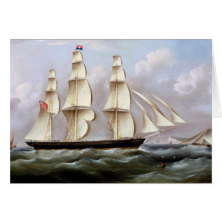 SegelFrakt Woolloomoloo 1850 Hälsningskort