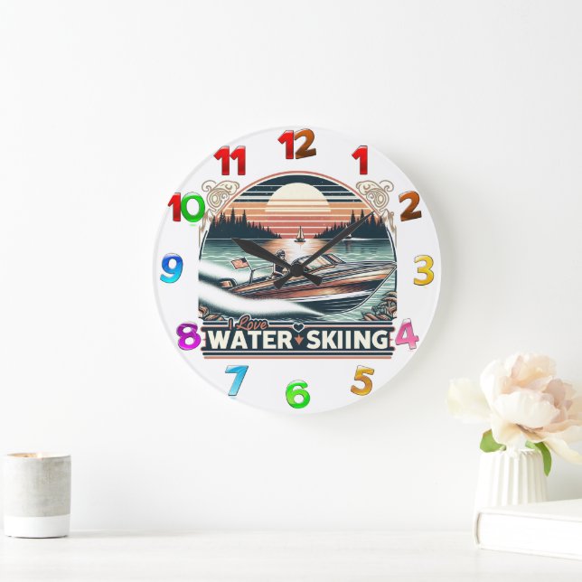 Segelgudstjänst: Man vid styrbåtar över Sjö Stor Klocka (Hem)