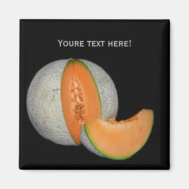 Segelkantaloupe Melon Magnet (Framsidan)