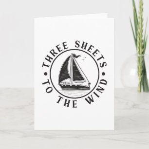 Segelkapten Boat Sailor Funny Gift Idea Kort