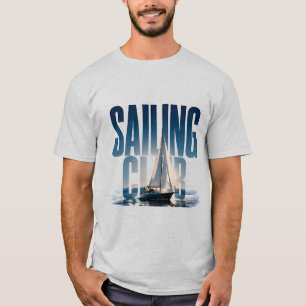 Segelklubb Lyx Sjöfartsgrafik T Shirt