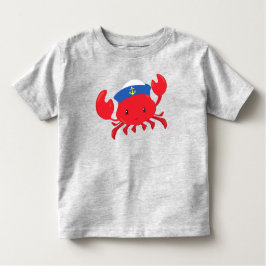 Segelkrabba, jutekrabba, sjöhatt, segling, hav t shirt