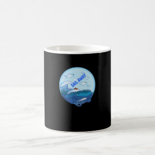 Segelresa - segelflyg, segling till frihet kaffemugg