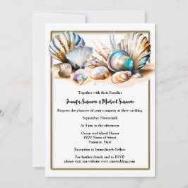 Segelruternas irplanerande nautiska elegant-tema inbjudningar