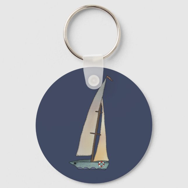 Segelschiff Nyckelring (Framsida)
