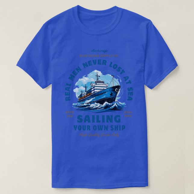 Segelsjökapten Frakt TShirt 2 T Shirt (Design framsida)